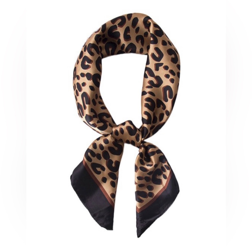 Leopard Print head scarf